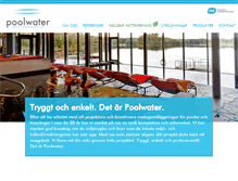 Tablet Screenshot of poolwater.se